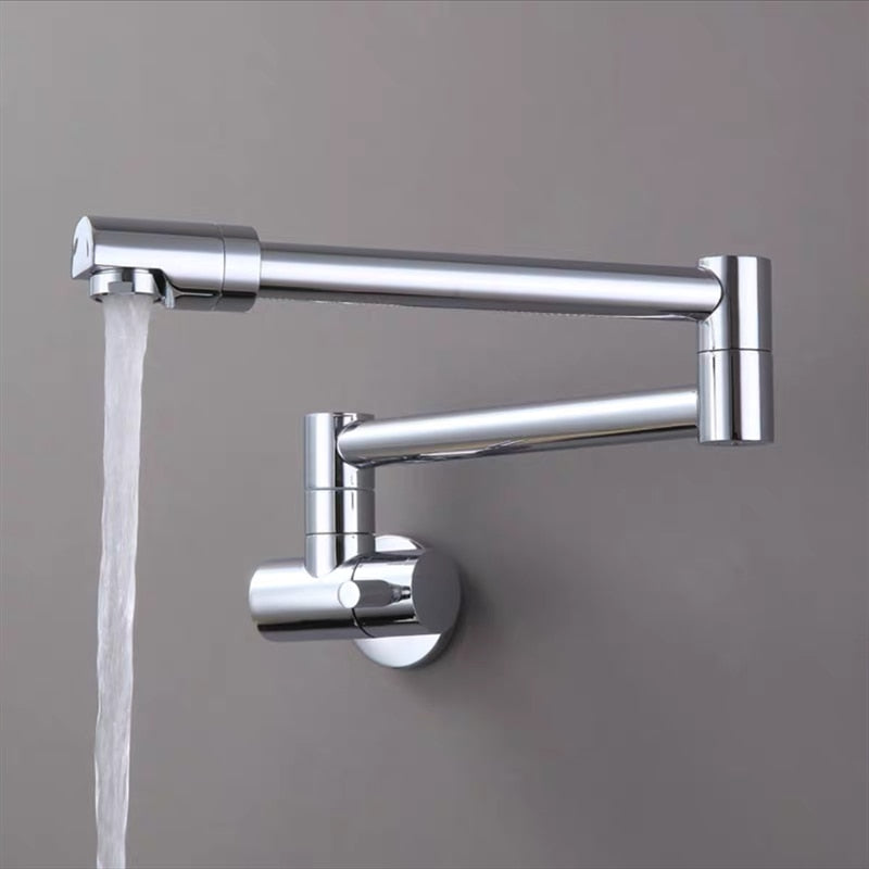 Space-Saving Foldable Chrome Kitchen Faucet - Halri