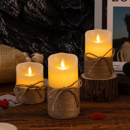 Safe Battery Operated Block Candles