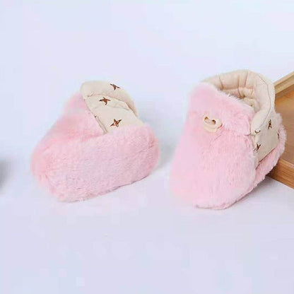 Cozy Baby Booties Soft Warm Toddler Shoes