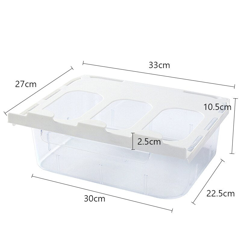 Space Saving Under Desk Storage Drawer Organizer - Halri
