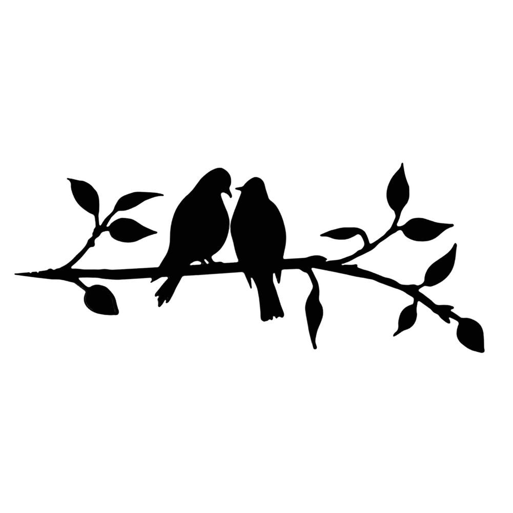 Outdoor Metal Bird Yard Art Decoration
