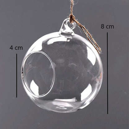 Moonlight Glass Candle Holder Decor