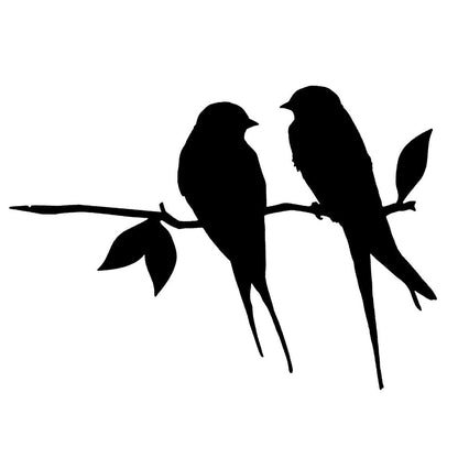 Outdoor Metal Bird Yard Art Decoration