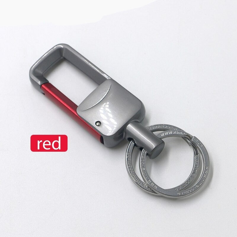 Sleek Silver Keychain Belt Clip - Halri