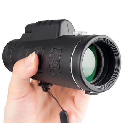 Portable HD Monocular with Phone Adapter and Tripod