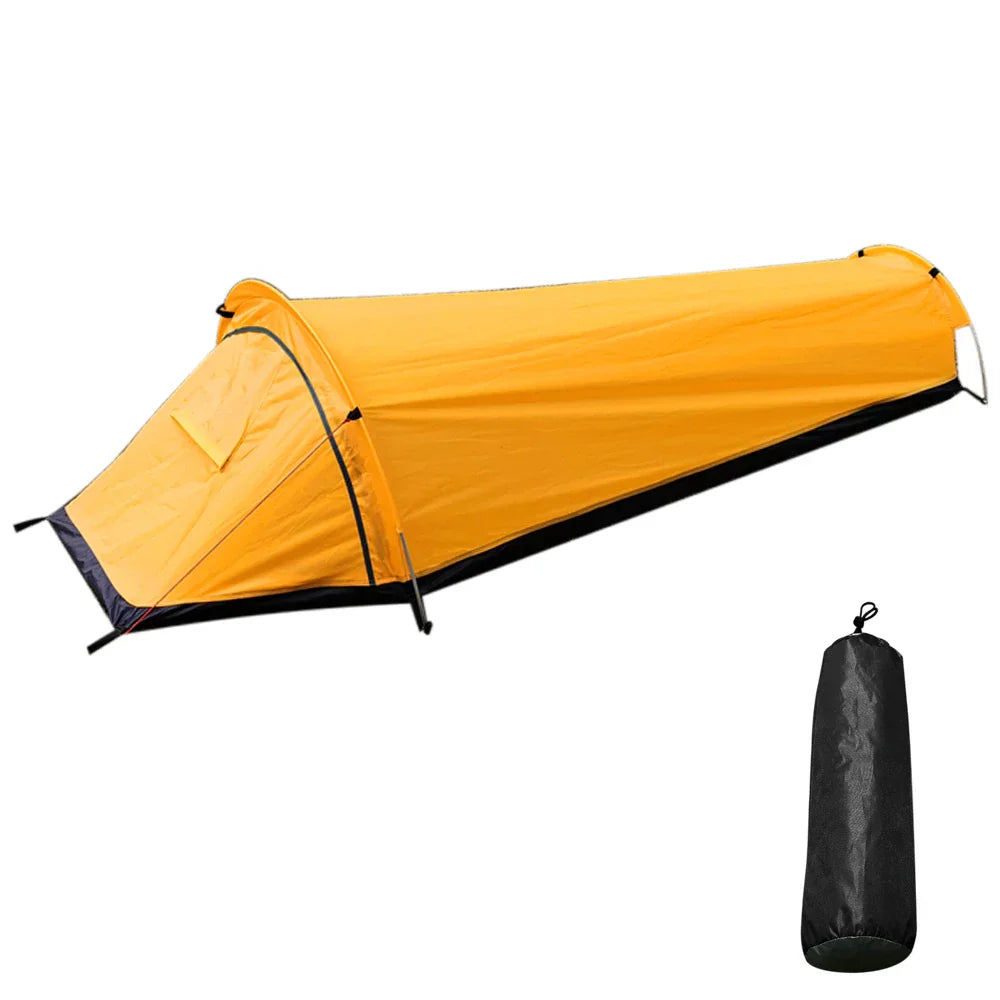 Lightweight Waterproof Solo Camping Tent with Aluminum Poles - Halri