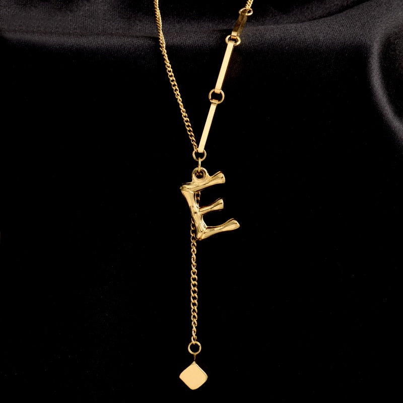 Personalized Monogram Letter Necklace