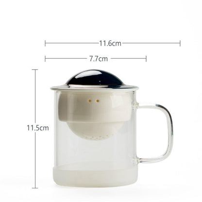 Galaxy Pattern Ceramic Tea Pot