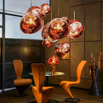 Elegant Glow Pendant - Modern LED Hanging Lamp - Halri