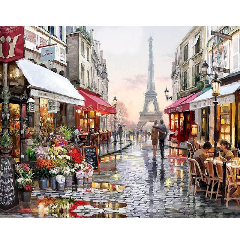 Urban Skyline Paint by Numbers Kit
