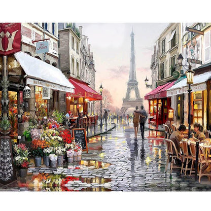 Urban Skyline Paint by Numbers Kit