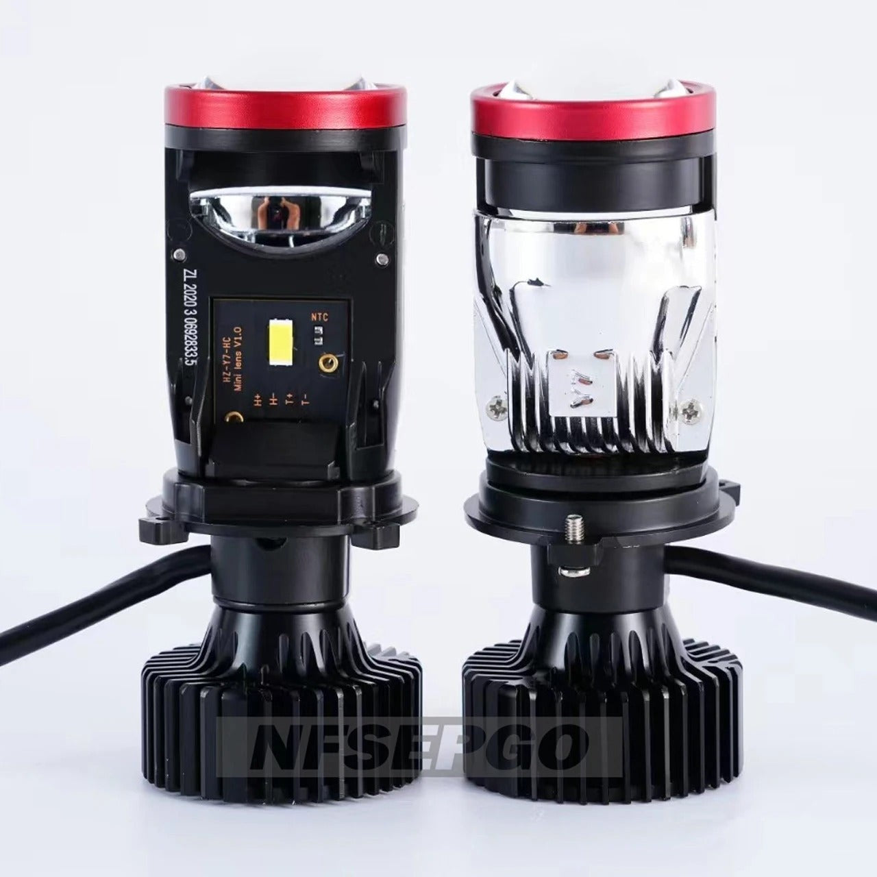 Bright LED Headlight Bulbs with Cooling Fan 120W - Halri