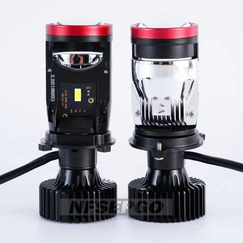 Bright LED Headlight Bulbs with Cooling Fan 120W