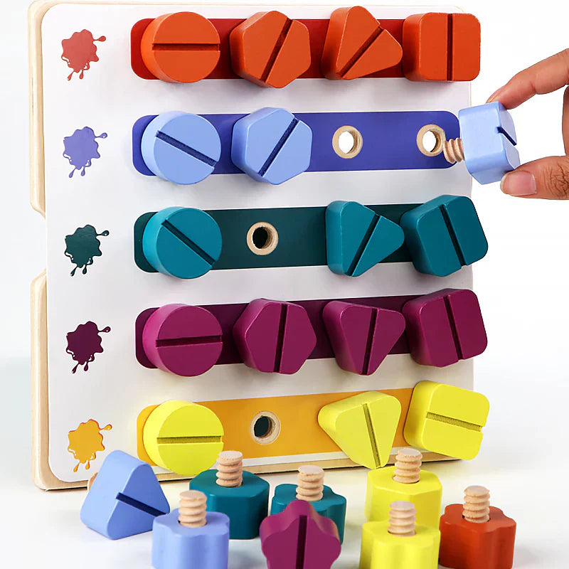 Colorful Learning Board for Kids Motor Skill Development - Halri