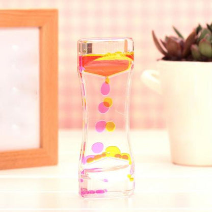 Colorful Glass Oil Hourglass Timer
