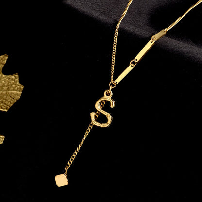 Personalized Monogram Letter Necklace