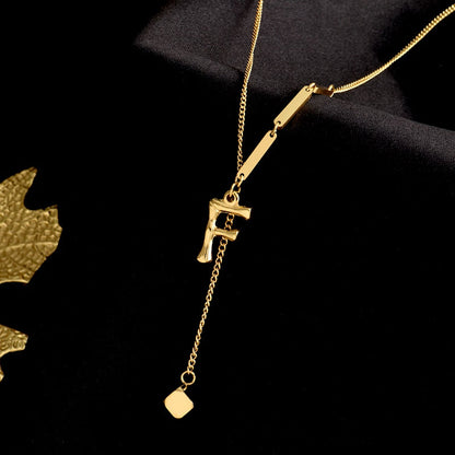 Personalized Monogram Letter Necklace