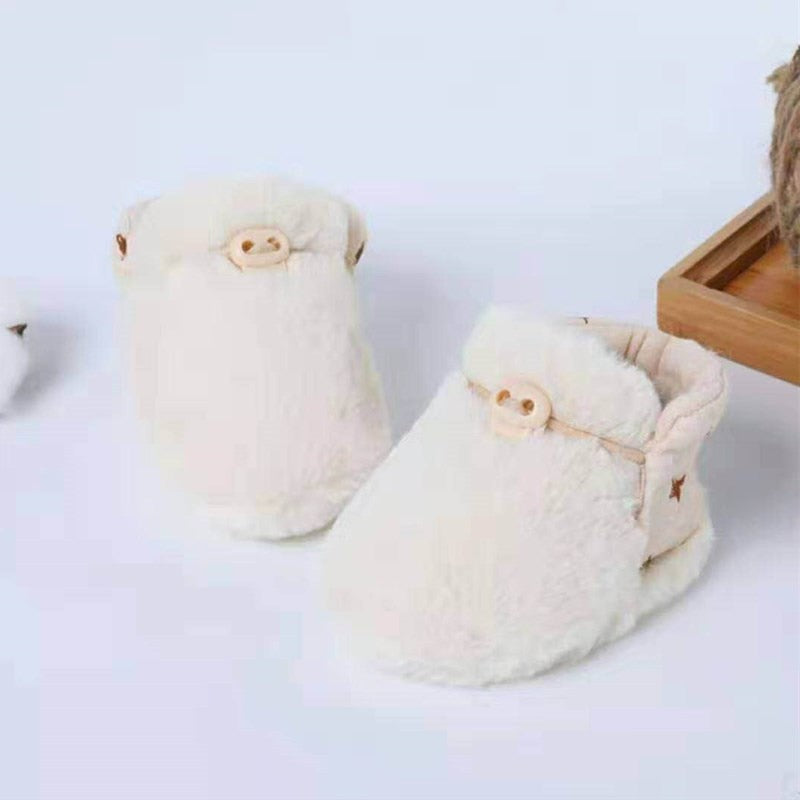 Cozy Baby Booties Soft Warm Toddler Shoes