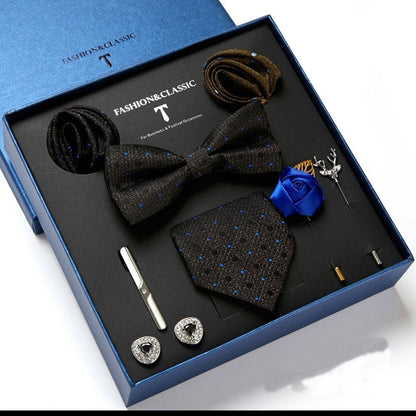 Elegant Men's Tie Set in Premium Box