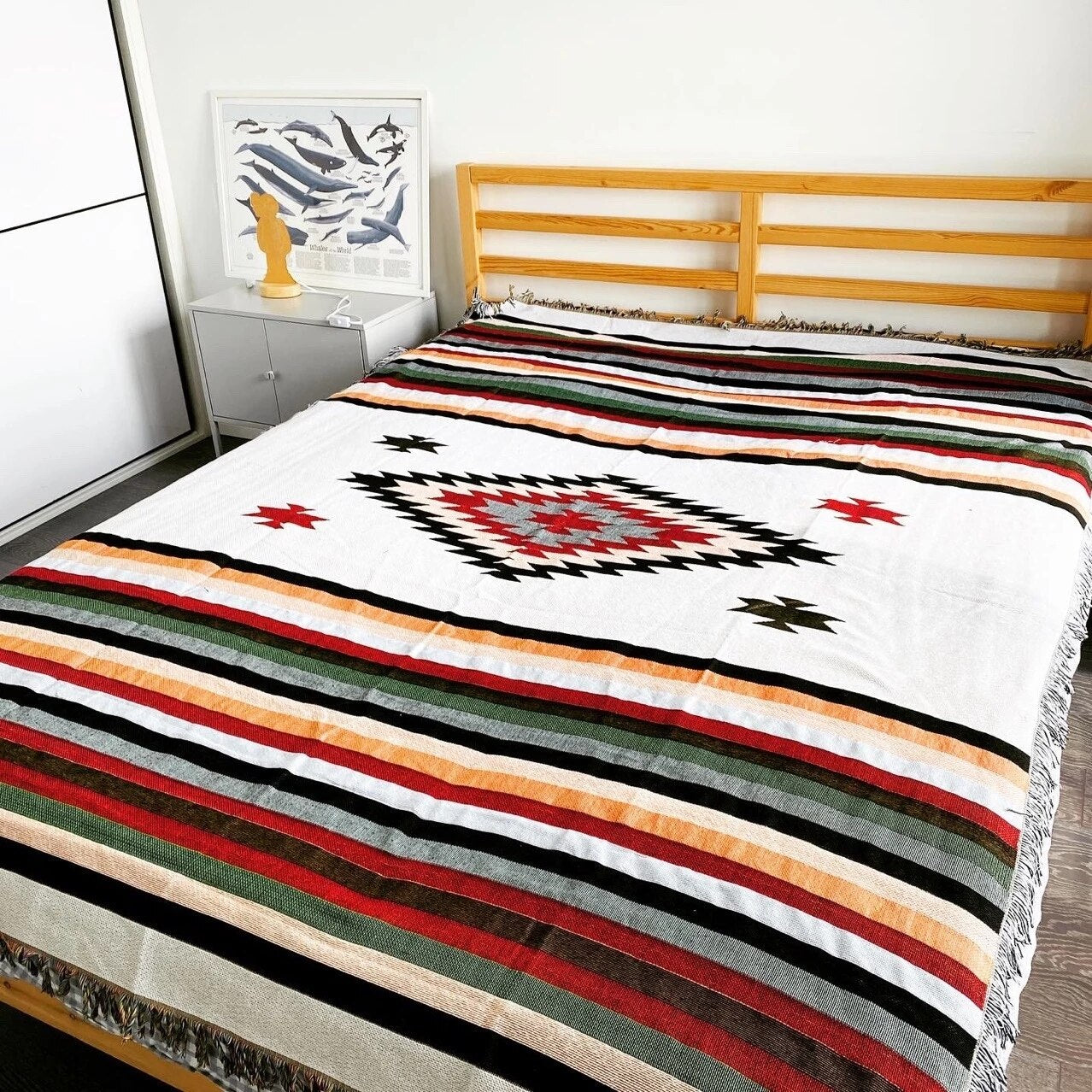Cozy Fall Pumpkin Throw Blanket