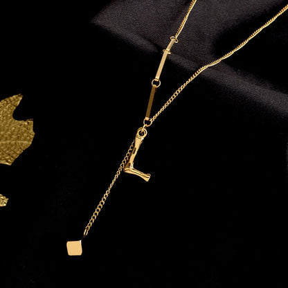 Personalized Monogram Letter Necklace