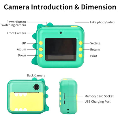 Fun Instant Photo Kids Camera