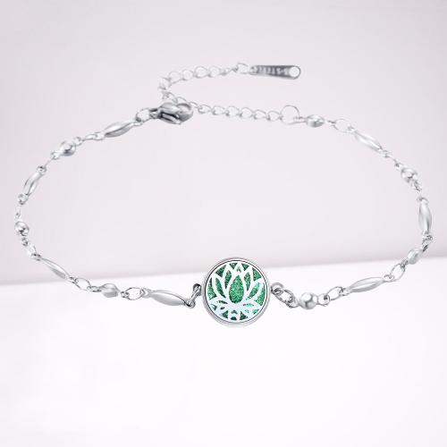 Calming Heart Locket Charm Bracelet