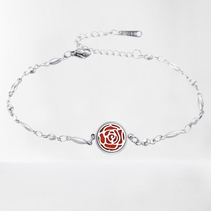 Calming Heart Locket Charm Bracelet