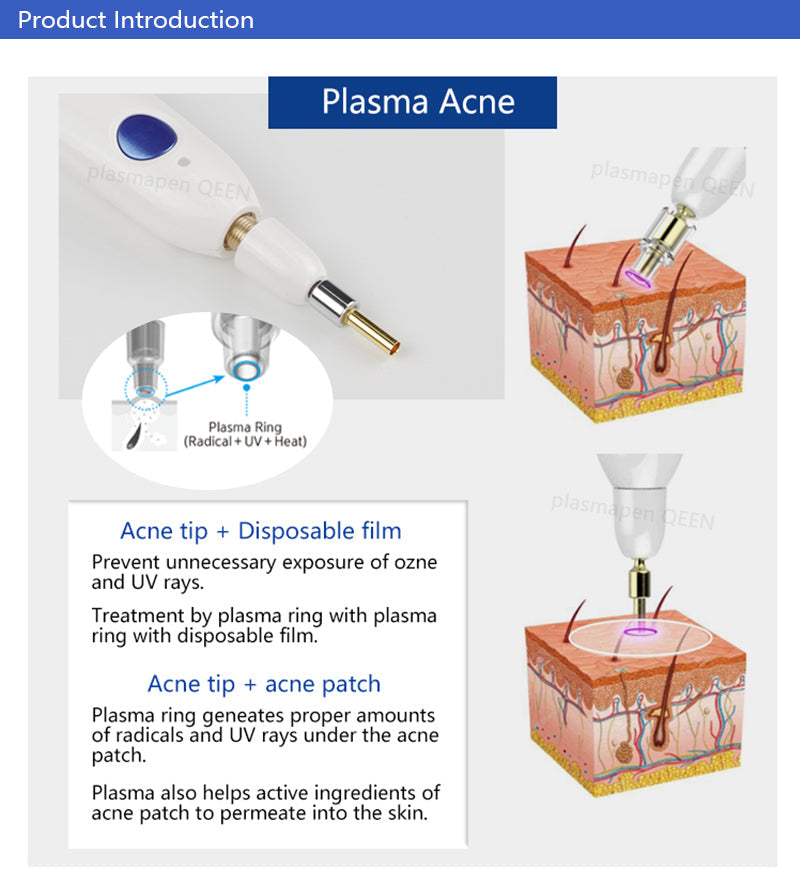 Portable Professional Skin Care Plasma Pen Device