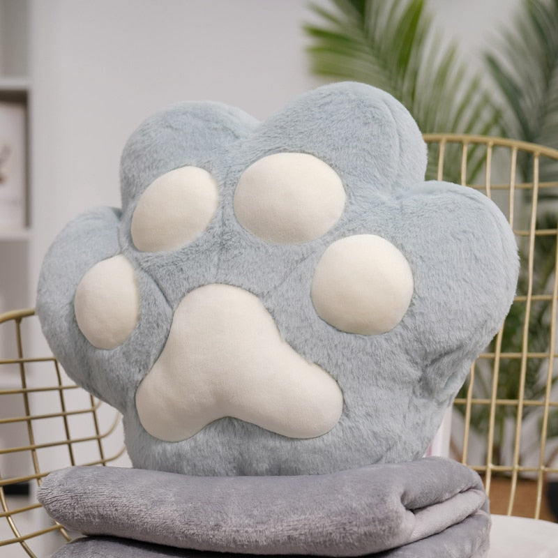 Soft Plush Bear Paw Heat Pillow