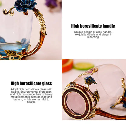 Clear Glass Mug Gift Set for Mom