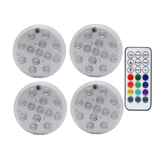 Colorful LED Waterproof Lamp with Free Remote - Halri