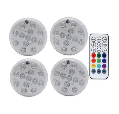 Colorful LED Waterproof Lamp with Free Remote - Halri