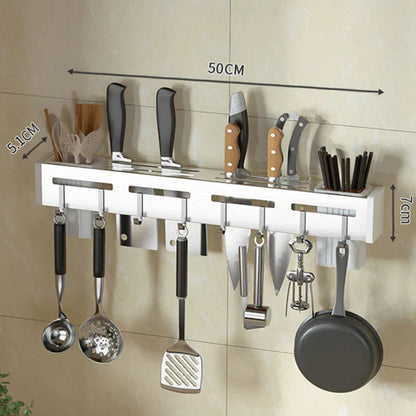 Modern Stainless Steel Wall Knife Rack