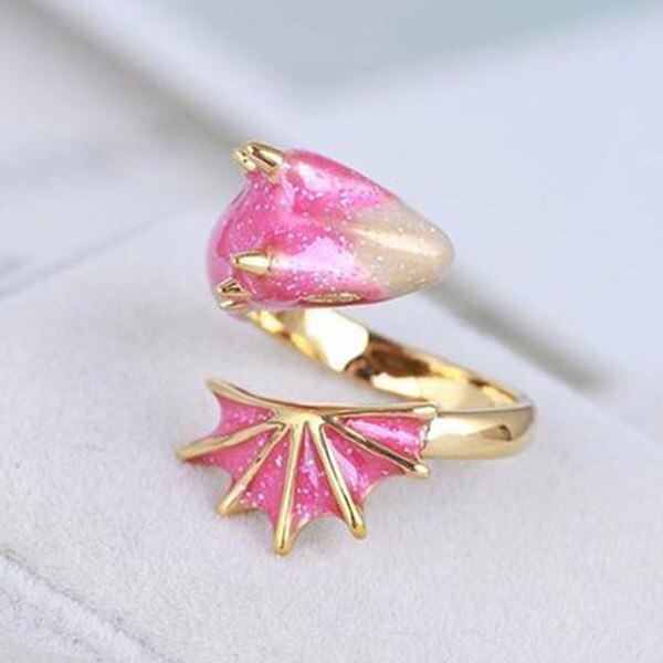 Mythical Dragon Adjustable Color Ring - Halri