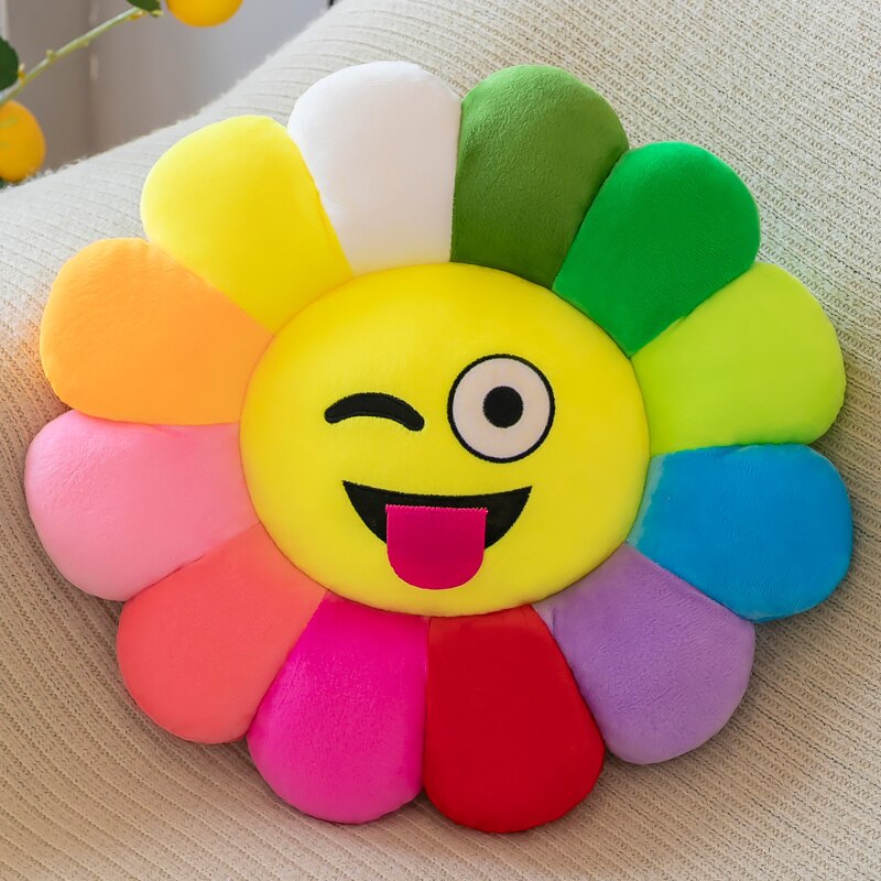 Bright Floral Soft Cushion Pillow