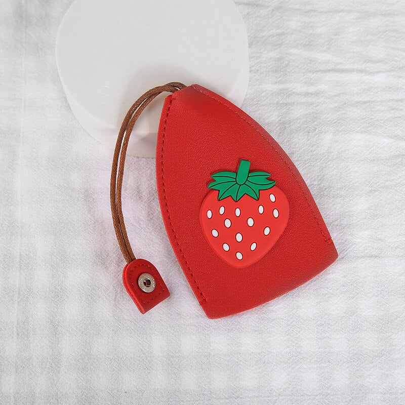 Colorful Fruit Leather Keychain