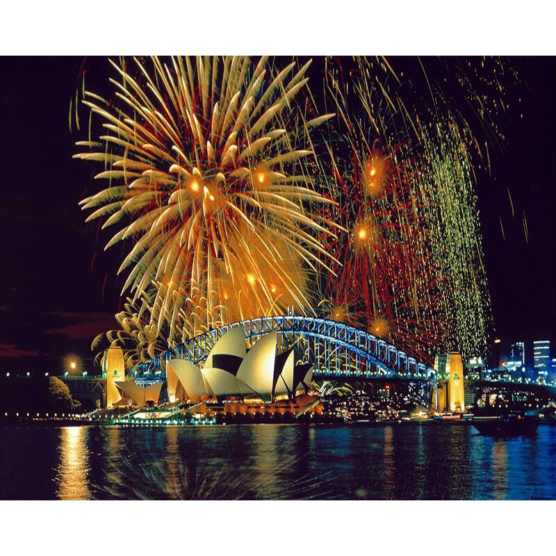 Urban Skyline Paint by Numbers Kit