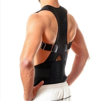 Comfortable Back Straightener Magnetic Support Belt - Halri