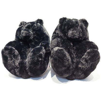 Cozy Fuzzy Bear Claw Soft House Slippers