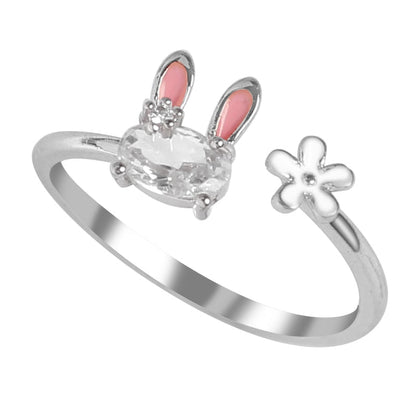 Sparkling Cute Bunny Ring