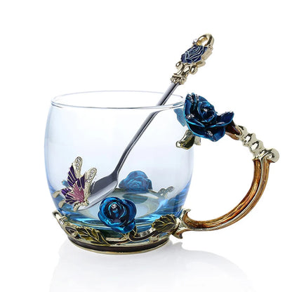 Clear Glass Mug Gift Set for Mom