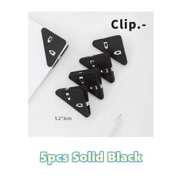Colorful Page Triangle Book Mark Clip