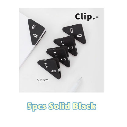 Colorful Page Triangle Book Mark Clip