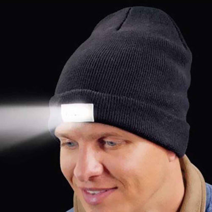 Bright LED Headband Running Light Beanie - Halri