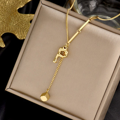 Personalized Monogram Letter Necklace