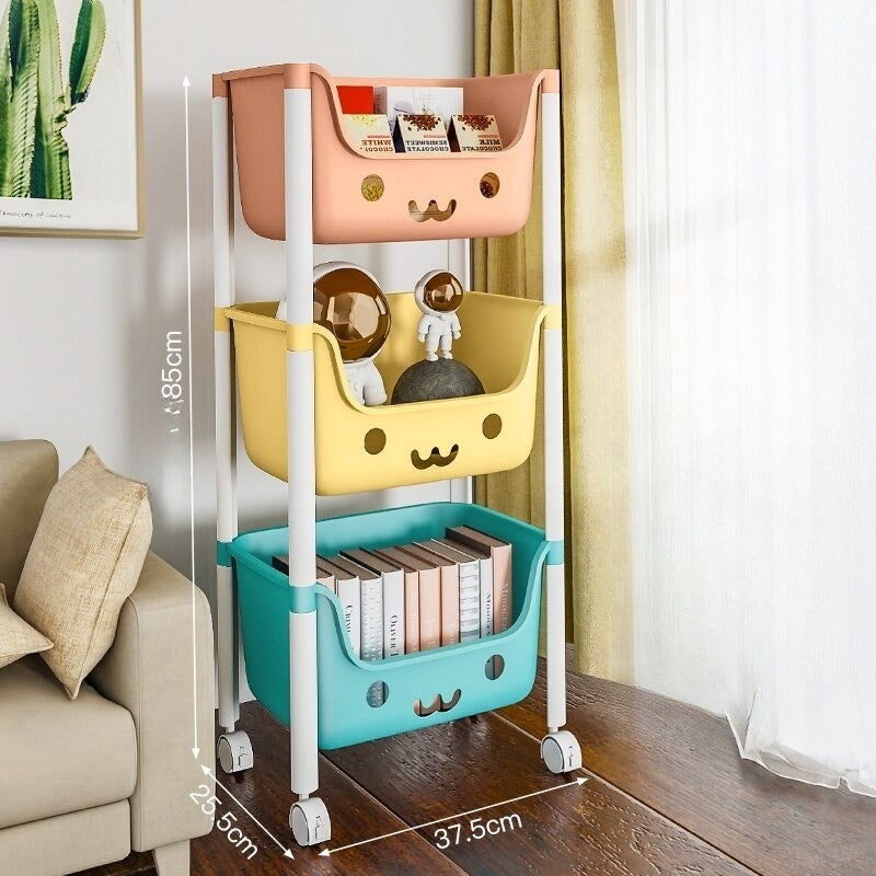 Space Saving Foldable Shelving Storage Rack
