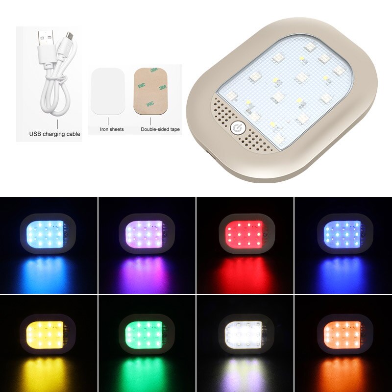 Colorful LED Car Interior Roof Lighting Kit - Halri