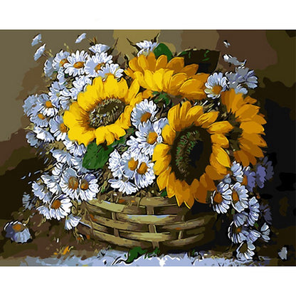Colorful Floral Paint by Number Kit
