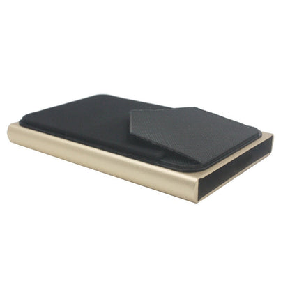 Slim Metal RFID Secure Wallet with Easy Slide Open